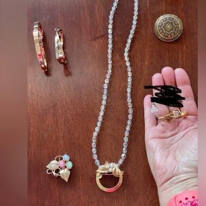 Vintage Elegant  jewelry lot Brooches Necklace bracelets ring Bond Boyd earrings